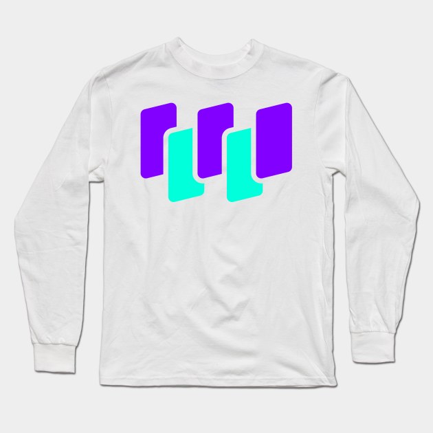 WaltonChain Basic Logo v2 Long Sleeve T-Shirt by WTCmerch